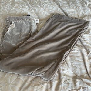 Gap High Rise Velvet Wide Leg Pants